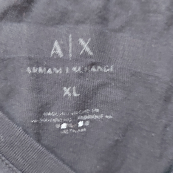 Armani v neck tshirt with pattern accent - Picture 10 of 12